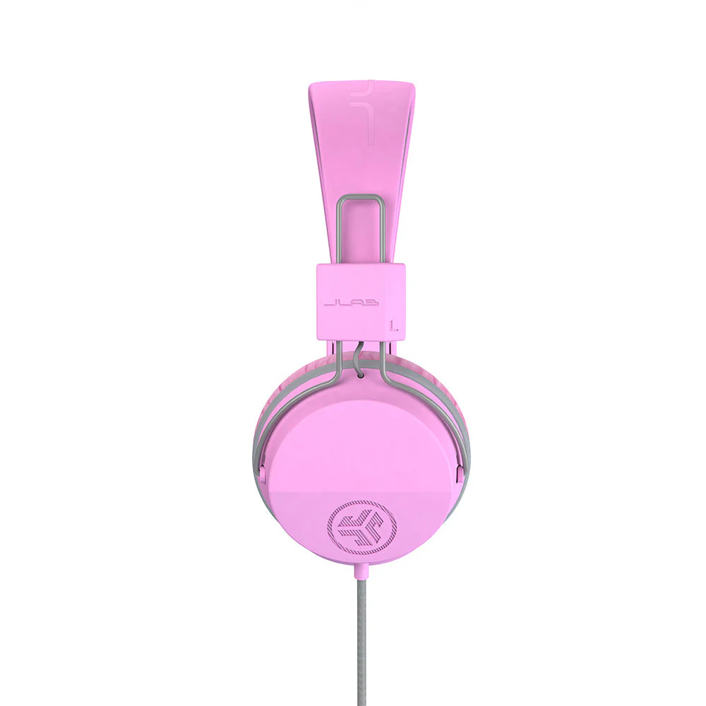 JBuddies Studio On-Ear Kids Wired Type-C Headphones Pink - Image 4