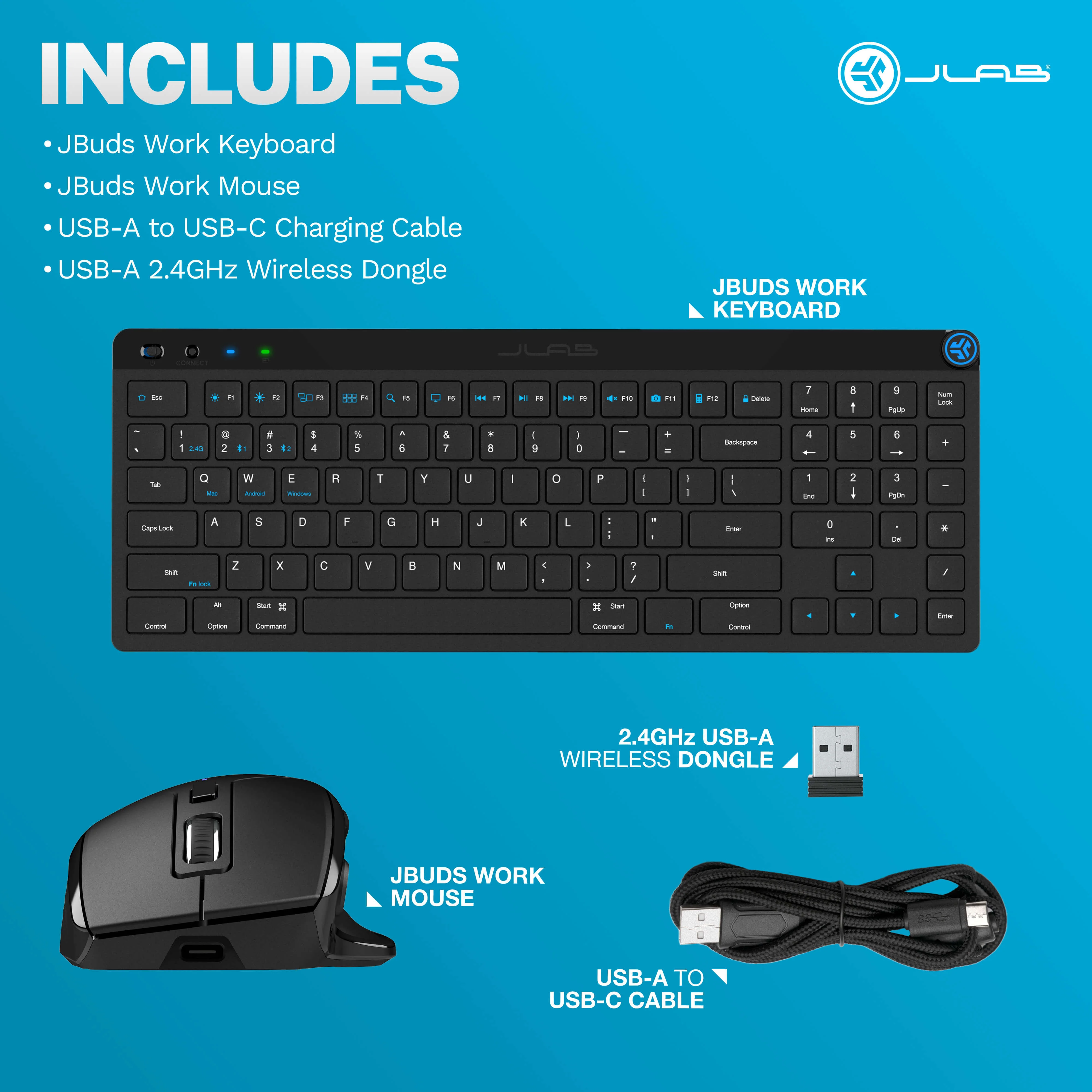JLab JBuds Keyboard Mouse Bundle - Image 25