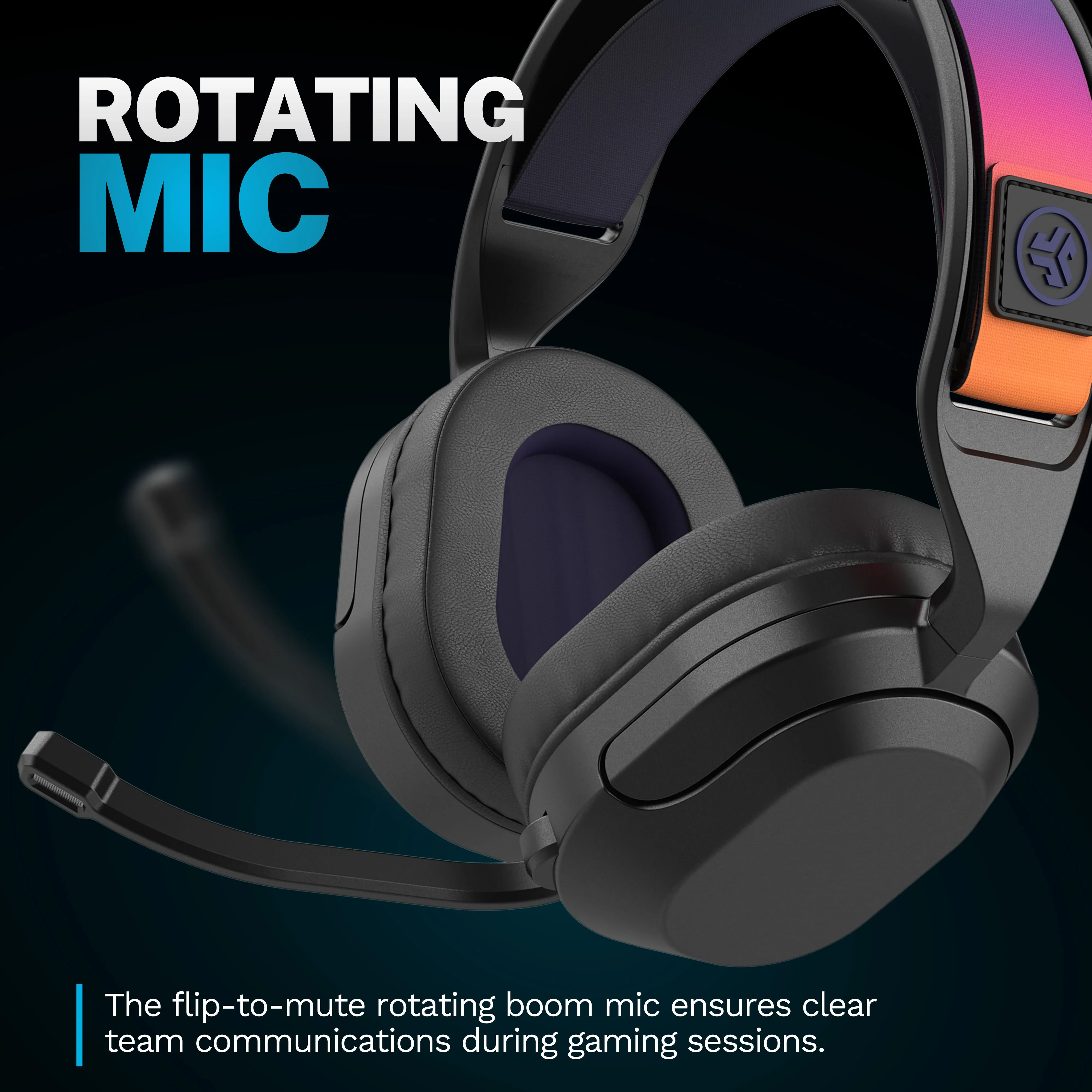 Nightfall Wireless Gaming Headset Black - Image 5